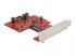 Delock 90058 - PCIe - USB 3.2 Gen 2 (3.1 Gen 2) - PCIe 3.0 - SATA 15-pin - Red - White - PC