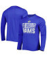 Men's Royal Los Angeles Rams Combine Authentic Offsides Long Sleeve T-shirt Синий, S - фото #4