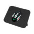 Фото #6 товара LogiLink ID0195, Black, Monochromatic, Polyester, Non-slip base, Gaming mouse pad