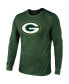 ფოტო #3 პროდუქტის Men's Threads Jordan Love Green Green Bay Packers Name and Number Long Sleeve Tri-Blend T-shirt