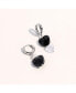 Фото #1 товара Серьги Joey Baby Black Heart Freshwater Pearl Silver