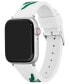 Crocodile Print White Silicone Strap for Apple Watch® 42mm/44mm