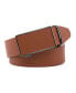 Фото #1 товара Men's Sliding Buckle Adjustable Leather Ratchet Belt