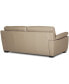 Фото #19 товара Lothan 79" Leather Apartment Sofa with 2 Cushions, Created for Macy's