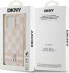 DKNY DKNY DKHCP14LPCPTSSP iPhone 14 Pro 6.1" różowy/pink hardcase Leather Checkered Mono Pattern & Printed Stripes