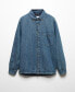 Фото #2 товара Men's Quilted Denim Overshirt