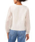 ფოტო #2 პროდუქტის Women's Button-Front Ruffle Blouse