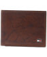 ფოტო #1 პროდუქტის Men's Traveler RFID Extra-Capacity Bifold Leather Wallet