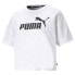 PUMA Essential Crop Logo short sleeve T-shirt