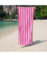 Фото #5 товара California Cabana Beach Towel (4 Pack, 30x70 in.), Striped, Soft Ringspun Cotton, Oversized Cabana Pool Towel