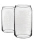 THE CAN Denver Map 16 oz Everyday Glassware, Set of 2 - фото #1