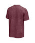 Men's Maroon Distressed Janis Joplin Scripts Washed Graphic T-shirt Бордовый, L - фото #2