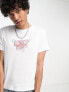Jaded London – Knapp geschnittenes T-Shirt im Stil der 90er mit „Love“-Print