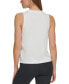 ფოტო #2 პროდუქტის Women's Solid Sleeveless Logo Tank Top