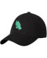 Фото #2 товара Men's Black North Texas Mean Green Primary Logo Staple Adjustable Hat