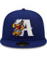 Фото #1 товара Men's Royal Amarillo Sod Poodles Authentic Collection 59FIFTY Fitted Hat
