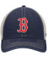 Men's Navy Boston Red Sox Trawler Clean Up Trucker Snapback Hat