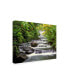 Фото #2 товара Monte Nagler Terraced Falls Canvas Art - 20" x 25"