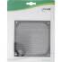 InLine Fan grid aluminum filter - black - 120x120mm