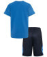 Little Boys Air Heat Map Graphic T-Shirt & Mesh Shorts, 2 Piece Set