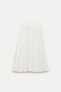 Zw collection low-rise cotton skirt