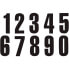 Фото #1 товара BLACKBIRD RACING #3 13x7 cm Number Stickers