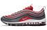 Фото #1 товара Nike Air Max 97 Dark Grey Gym Red 气垫 低帮 跑步鞋 男款 灰红 / Кроссовки Nike Air Max 921826-007