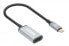 Manhattan USB-C to HDMI Cable - 4K@60Hz - 5 Gbps (USB 3.2 Gen1 aka USB 3.0) - 15cm - Black - Male to Male - Three Year Warranty - Polybag - 0.15 m - USB Type-C - HDMI - Male - Female - Straight
