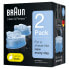 Фото #1 товара Braun Clean & Renew Refill Cartridges CCR – 2 Pack - Cleaning cartridge - Blue - Braun - Braun Clean&Charge - 395 g - 89 mm