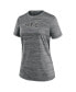 Фото #2 товара Women's Charcoal New York Mets 2024 City Connect Authentic Collection Performance Practice Velocity T-Shirt