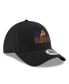 Фото #4 товара Men's Black Phoenix Suns 2022 NBA Playoffs Bubble Letter 9FORTY Adjustable Hat