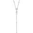 Premium silver necklace with zircons MKC1452AN040