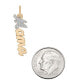 Фото #3 товара Wrapped diamond Mama Charm Pendant (1/20 ct. t.w.) in 10k Gold, Created for Macy's