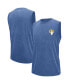 Фото #4 товара Men's Royal Los Angeles Rams Warm Up Sleeveless T-shirt
