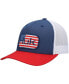 Фото #2 товара Men's Blue Americana Color Block Trucker Snapback Hat