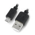 Фото #1 товара Шнур MicroUSB KK21 - 1м - черный