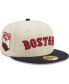 ფოტო #1 პროდუქტის Men's White Boston Red Sox Corduroy Classic 59FIFTY Fitted Hat
