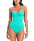 Kore Shirred Bandeau One-Piece Swimsuit