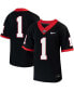 ფოტო #1 პროდუქტის Toddler Boys and Girls #1 Black Georgia Bulldogs Untouchable Football Jersey