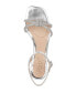 Фото #4 товара Women's Maci rhinestone Knot Kitten Heel Evening Sandals
