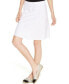 Фото #1 товара Inc International Concepts Women's Drawstring A Line Skirt White XS