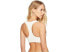 L Space Women's 248209 Racerback Tara White Bikini Top Swimwear Size Ddcup