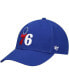 Фото #1 товара Men's Royal Philadelphia 76Ers Legend MVP Adjustable Hat