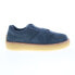 Фото #3 товара Clarks Sandford Ronnie Fieg Kith 26166900 Mens Blue Lifestyle Sneakers Shoes