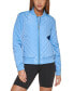 Women's Diamond Quilted Casual Bomber Jacket