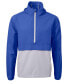 Куртка мужская Cutter & Buck Charter Eco Knit Recycled Anorak Tour blue/polished, L - фото #1