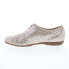 Фото #3 товара Gabor 8-4164-62 Womens Beige Leather Zipper Loafer Flats Shoes 37