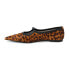 Matisse Fleur Leopard Mary Jane Womens Brown Flats Casual FLEUR-950