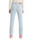 Фото #2 товара Women's Wedgie Straight-Leg High Rise Cropped Jeans