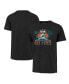 Фото #1 товара Men's Black Distressed Miami Dolphins Regional Franklin T-shirt